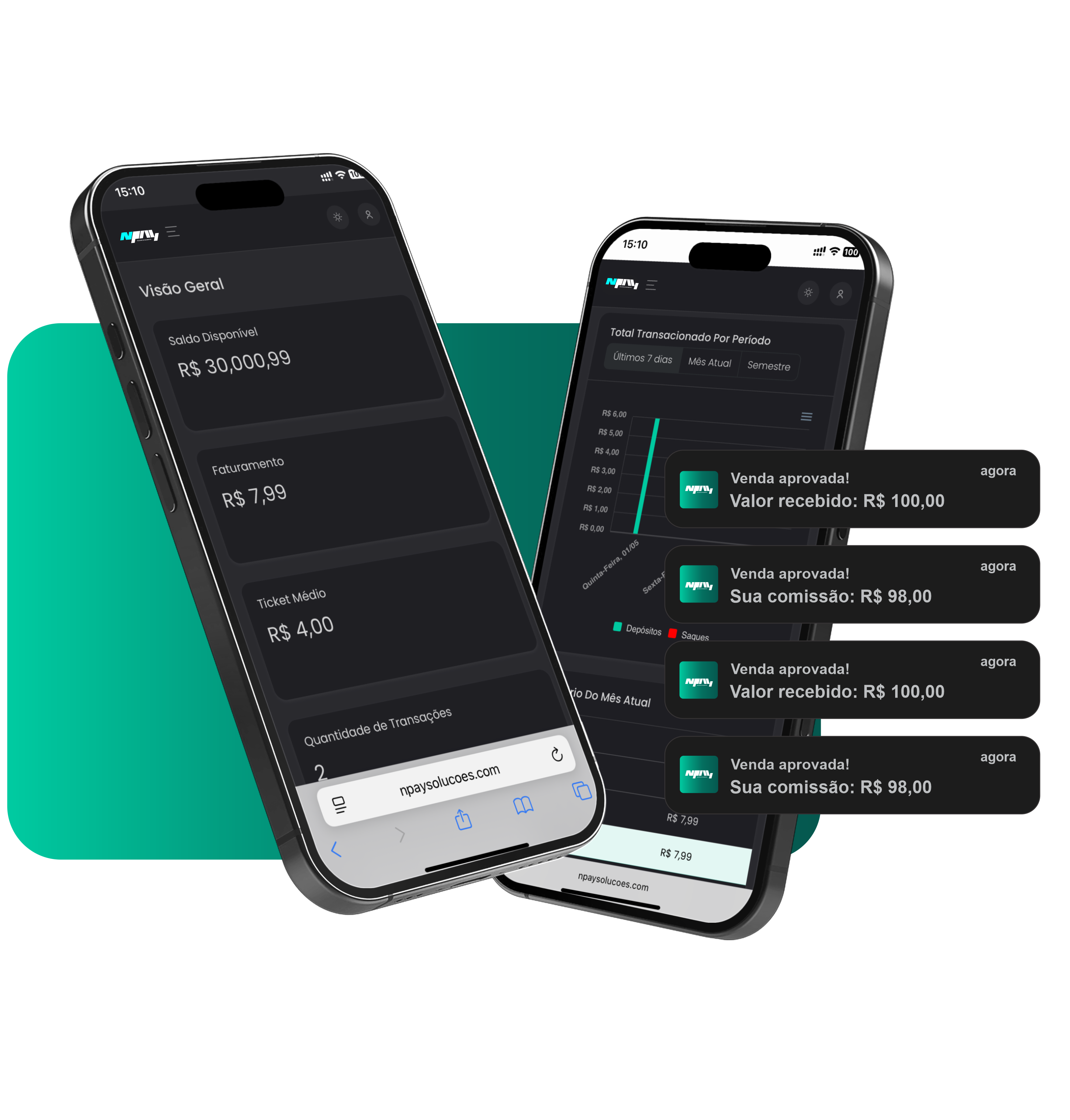 NPAY BR App Interface